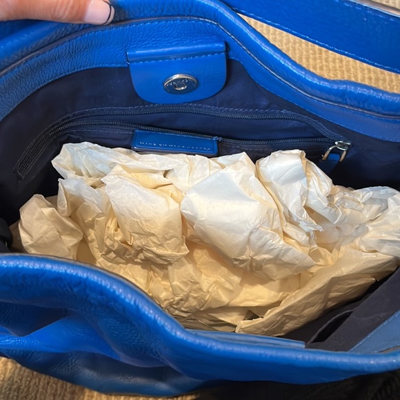 Marc Jacobs hobo leather tote blue - Picture 2 of 4